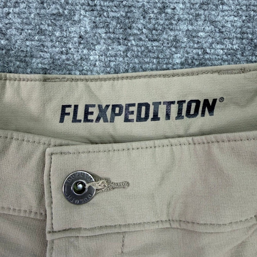 Duluth Trading Pants Mens 40x34 (Fit 41x33.5) Flexpedition Relaxed Stretch Nylon - Picture 2 of 16